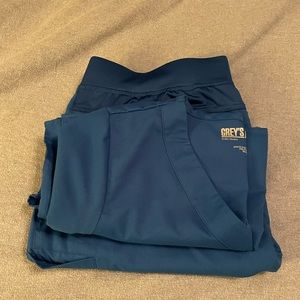 Greys Anatomy scrubs. Medium top and bottom set. Royal blue.